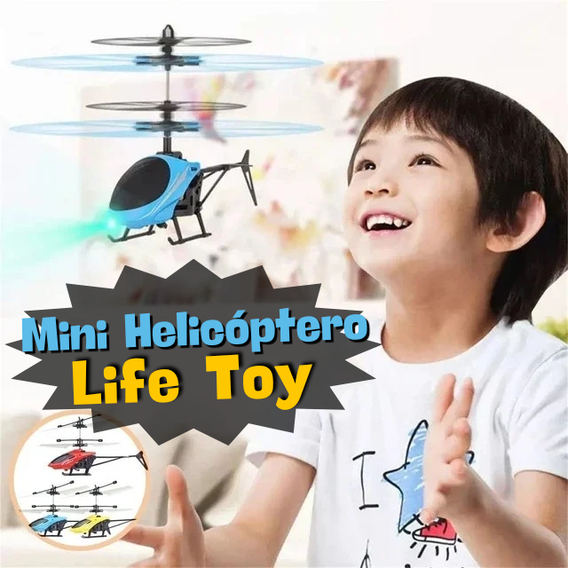 Mini Helicóptero Life Toy (Controle remoto)