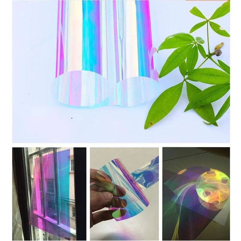 Auto-adesivo iridescente Rainbow (Efeito arco iris)