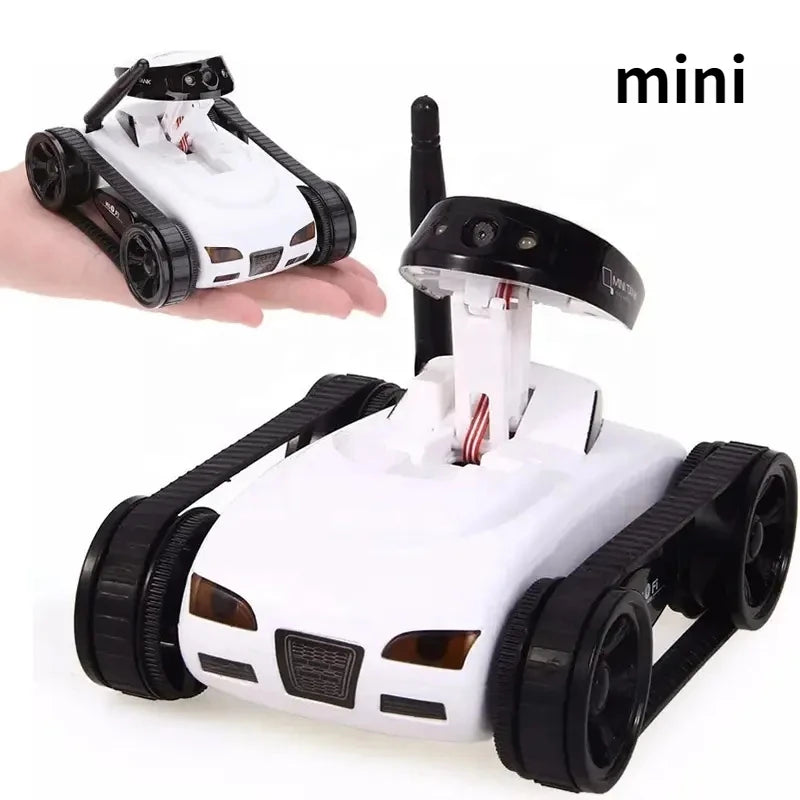Mini Carro Espião (Controle smart + Câmera ao vivo)