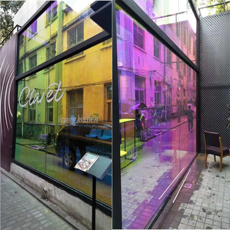 Auto-adesivo iridescente Rainbow (Efeito arco iris)